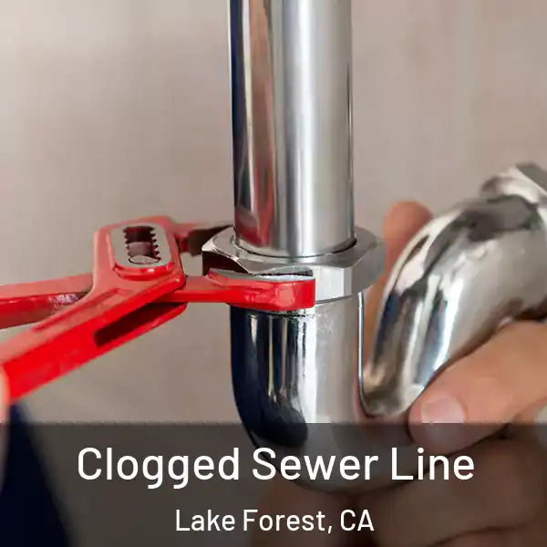  Clogged Sewer Line Lake Forest, CA