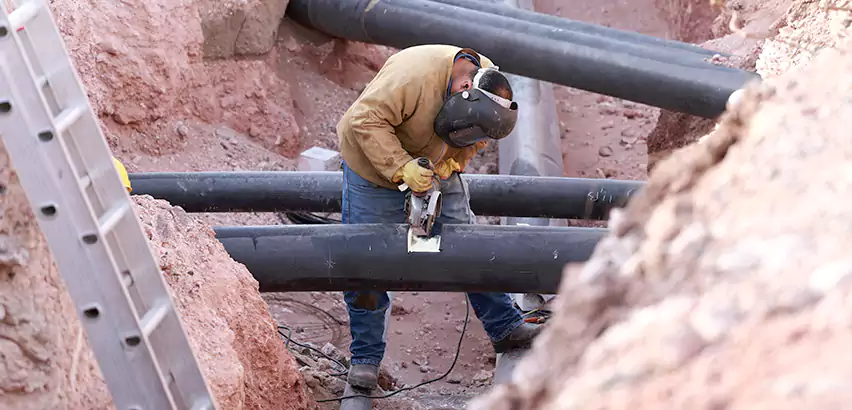 Cast Iron Sewer Pipe Replacement in Lake Forest