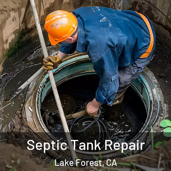  Septic Tank Repair Lake Forest, CA