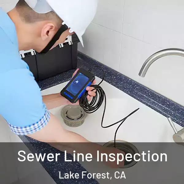 Sewer Line Inspection Lake Forest, CA