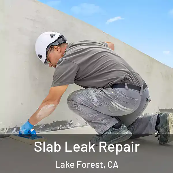  Slab Leak Repair Lake Forest, CA