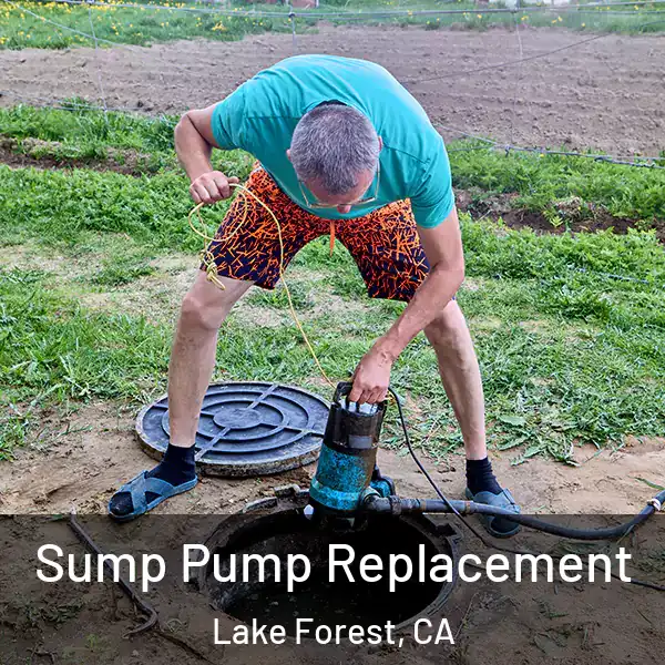 Sump Pump Replacement Lake Forest, CA